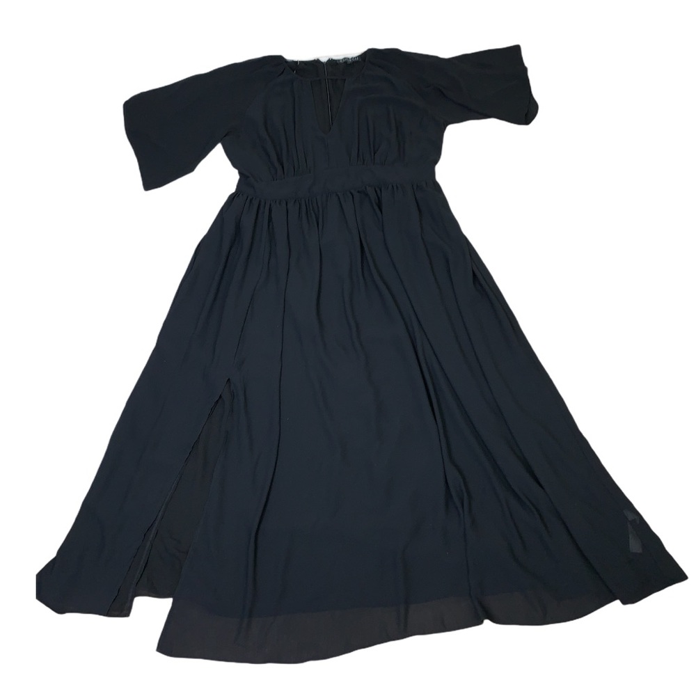 Eloquii Draped Maxi Special Occasion Dress